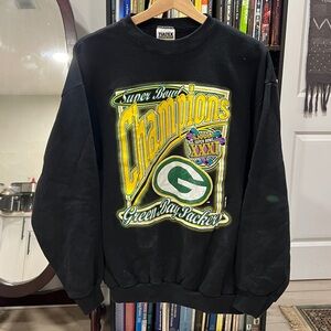 VINTAGE Tultex Green Bay Packers Champions Sweatshirt